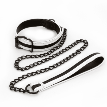 glo bondage collar & leash